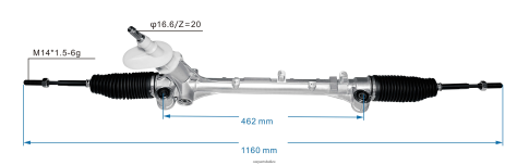 Wholesale Automotive Spare Parts - Power Steering Rack 26310429 080JZD2702 CHEVROLET