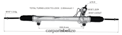 Wholesale Automotive Spare Parts - Power Steering Rack 52089292AE 080JZD2790 DODGE/CHRYSLER