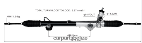 Car Parts Belmopan - Power Steering Rack 8L3Z-3504-DRM 080JZD2666 FORD