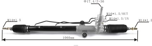 Car Parts Belmopan - Power Steering Rack 53601-S84-G04 53601-S84-A03 080JZD2523 HONDA
