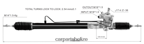 Car Parts Online - Power Steering Rack 53601-TA0-003 080JZD2532 HONDA
