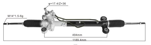 Motorcycle Spare Parts Wholesale - Power Steering Rack 53601-STK-A02 53601-STK-A04 080JZD2529 HONDA