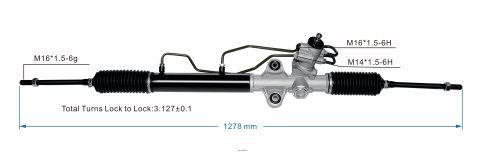 Car Parts Belize City - Power Steering Rack 577004F000 7134486001 080JZD2764 HYUNDAI/KIA