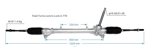 Car Parts Belize - Power Steering Rack 56500-J4000 080JZD2762 HYUNDAI/KIA
