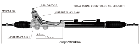 Car Parts Belmopan - Power Steering Rack 57700-3K230 080JZD2743 HYUNDAI/KIA