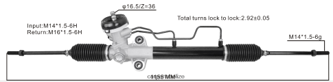 Motorcycle Spare Parts Wholesale - Power Steering Rack 57710-25010 57710-25000 57710-25510 080JZD2738 HYUNDAI/KIA
