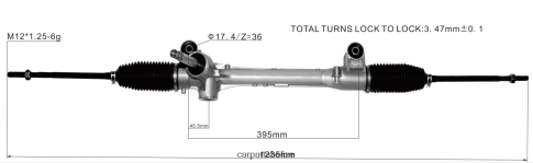 Car Parts Belize - Power Steering Rack 4410A498 080JZD2553 MITSUBISHI
