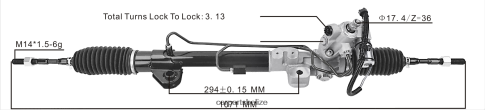 Car Parts Belize - Power Steering Rack 49001-JN30A 49200-JN30A 080JZD2597 NISSAN