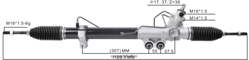 Car Parts Belmopan - Power Steering Rack 49001-4KH0A 49001-4KH1A 49001-4KD0A 49001-4KD1A 080JZD2567 NISSAN