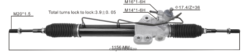 Car Parts Wholesale Suppliers - Power Steering Rack 49001-600 49001-VZ10A 080JZD2568 NISSAN