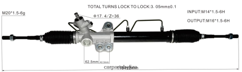 Wholesale Automotive Spare Parts - Power Steering Rack 49200-3XA0A 080JZD2592 NISSAN