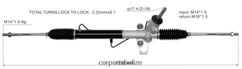 Motorcycle Spare Parts Wholesale - Power Steering Rack 34110SC011 080JZD2815 SUBARU