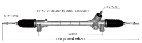 Car Parts Belize - Power Steering Rack 45510-47060 080JZD2476 TOYOTA
