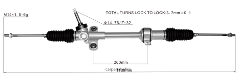 Car Parts Belize - Power Steering Rack 45510-B4010 080JZD2498 TOYOTA