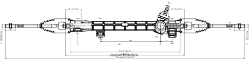 Car Parts Belmopan - Power Steering Rack 45510-12290 080JZD2479 TOYOTA