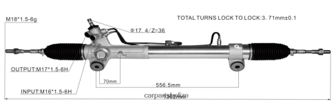 Car Parts Wholesale - Power Steering Rack 44250-26610 080JZD2486 TOYOTA